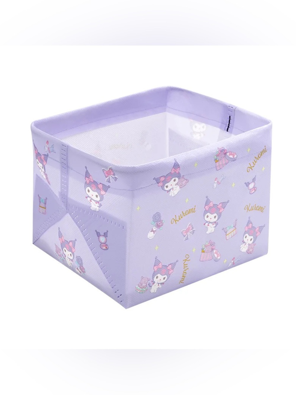 Sanrio Kuromi Collapsible Storage Bin - Lavender